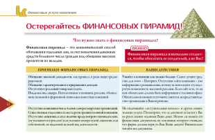 Финансовая пирамида Финансовая пирамида.